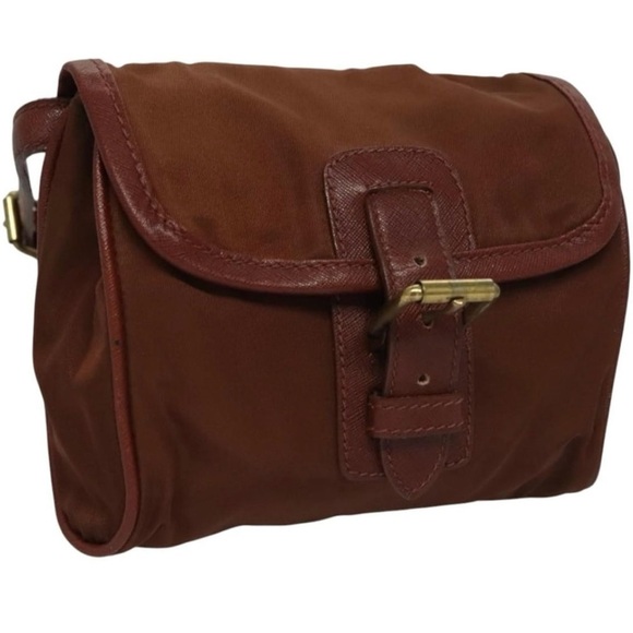 Prada Other - Vintage Prada Brown nylon waist Bag